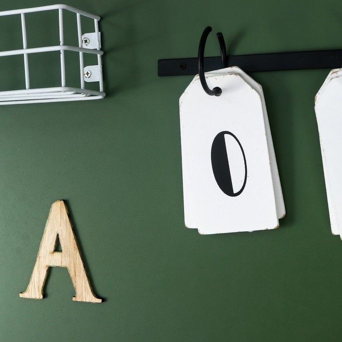 Панно настенное с полочками и календарём Панно настенное с полочками и календарём "Cafe" 45х40,5х5,5 см