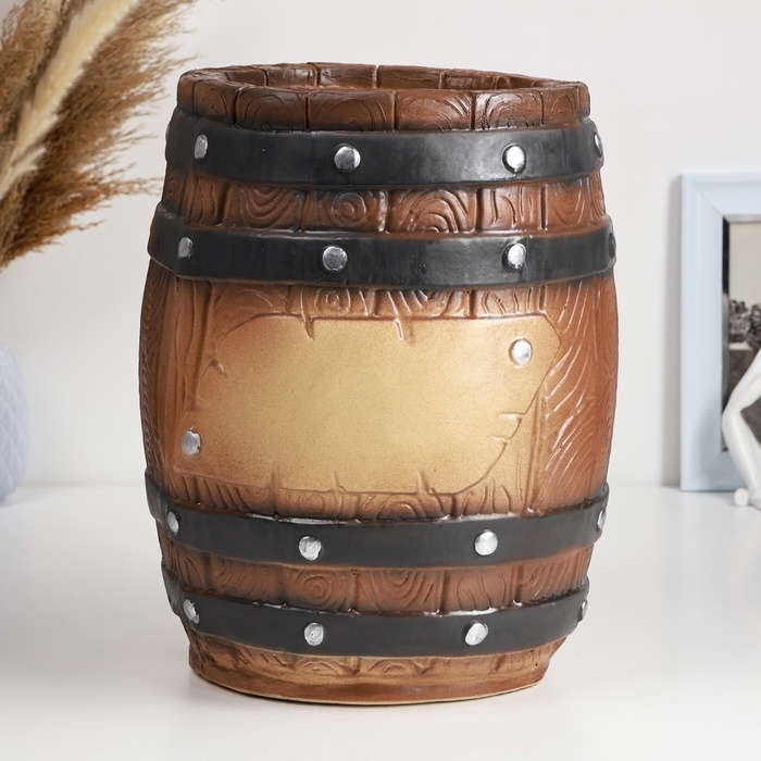 Копилка Копилка "Бочка" 21х21х30см, цветная