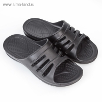 Сланцы мужские &laquo;Тайм&raquo; цвет чёрный, размер 44-45