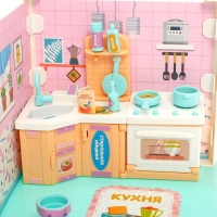 Пластиковый домик для кукол &laquo;В гостях у Молли&raquo; кухня, с куклой и аксессуарами