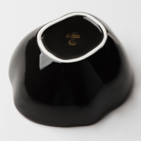 Салатник керамический неровный край «Синяя», 600 мл, 17 см, цвет синий Салатник керамический неровный край «Синяя», 600 мл, 17 см, цвет синий