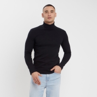 Водолазка мужская MINAKU: Basic line MAN цвет чёрный, размер 56 Водолазка мужская MINAKU: Basic line MAN цвет чёрный, размер 56