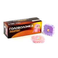 Головоломка лабиринт с шариком «Думай головой», МИКС Головоломка лабиринт с шариком «Думай головой», МИКС