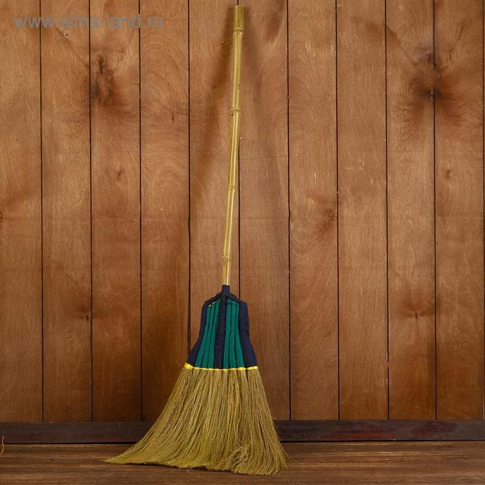 Метла "Джу" бамбук 40х2,5х100 см МИКС