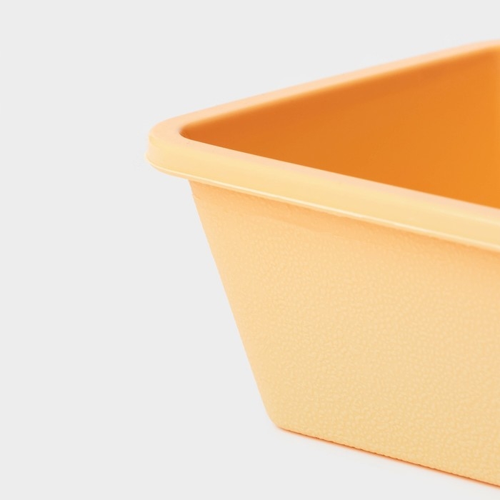 Форма для выпечки Доляна «Хлеб», силикон, 22×11×5,5 см, внутр.размер 20,7×10 см, цвет персиковый Форма для выпечки Доляна «Хлеб», силикон, 22×11×5,5 см, внутр.размер 20,7×10 см, цвет персиковый