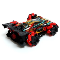 Машина радиоуправляемая &laquo;Гоночная&raquo;, работает от аккумулятора, эффект дыма, световые эффекты, цвет красный