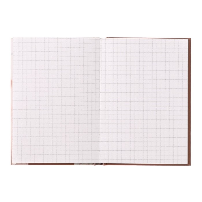 Блокнот А6, 64 листа в клетку "Лучший друг", твёрдая обложка, глянцевая ламинация, блок офсет