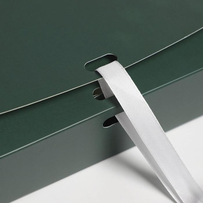 Коробка подарочная складная, упаковка, &laquo;Изумрудная&raquo;, 20 х 18 х 5 см