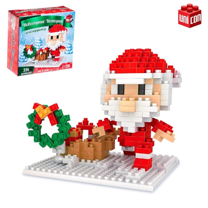 Конструктор Новогодние Истории &laquo;Дед Мороз&raquo;, 314 деталей
