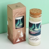 Свеча в колбе &laquo;Север&raquo;, 8 х 3 см