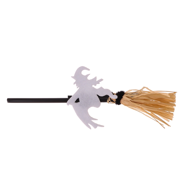 Зажим для волос Зажим для волос "Ведьма на метле", цвета МИКС