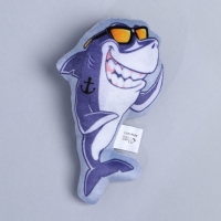 Игрушка для кошек с мятой &laquo;&lrm;Акула&raquo;&lrm;, 13 х 8 см