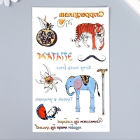 Татуировка на тело цветная "Сюрреализм" 18х11 см Татуировка на тело цветная "Сюрреализм" 18х11 см