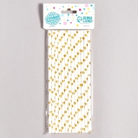 Трубочка для коктейля &laquo;Сердца&raquo;, набор 25 шт.