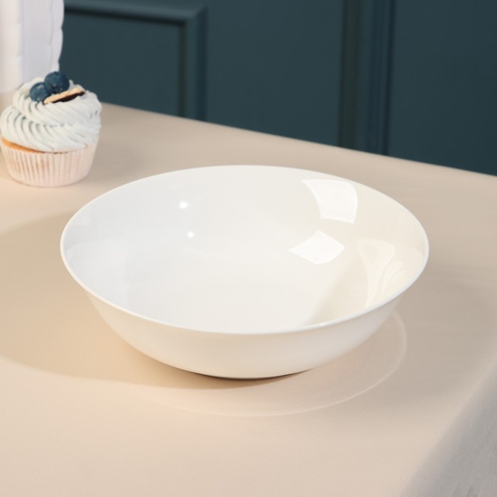 Салатник фарфоровый City, d=20 см, 1 л, белый Салатник фарфоровый City, d=20 см, 1 л, белый