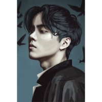 Картина по номерам с подрамником &laquo;Корейский мальчик&raquo;, 20 х 30 см