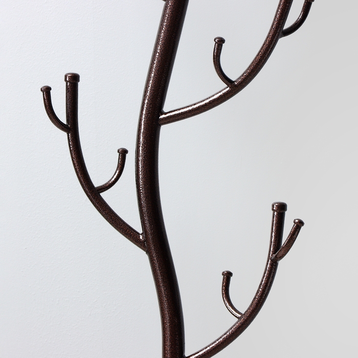 Вешалка напольная &laquo;Дерево&raquo;, 38&times;37,5&times;181 см, цвет медный антик