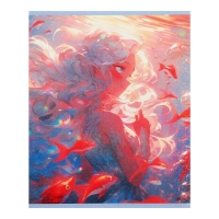 Тетрадь 48 листов в клетку Calligrata TOP "Подводная сказка", обложка мелованный картон, голография, блок офсет, белизна 95%, МИКС Тетрадь 48 листов в клетку Calligrata TOP "Подводная сказка", обложка мелованный картон, голография, блок офсет, белизна 95%, МИКС