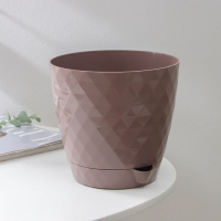 Горшок для цветов с прикорневым поливом &laquo;Румба&raquo;, 3 л, цвет мокко