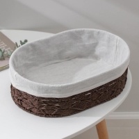 Корзина плетёная Доляна &laquo;Лира&raquo;, 34&times;24&times;10,5 см, цвет коричневый