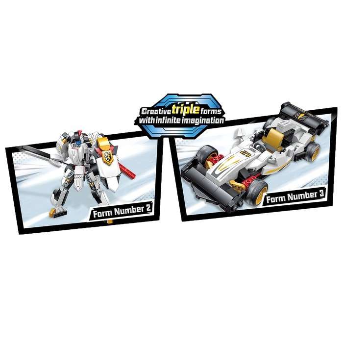 Конструктор Трансформер «Спорткар», 3 варианта сборки, 428 деталей Конструктор Трансформер «Спорткар», 3 варианта сборки, 428 деталей