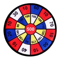 Дартс липучка &laquo;Чемпион&raquo;, на липучках, МИКС