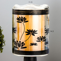 Аромасветильник сенсорный "Сальвия" 1хG4 20Вт черный 12х12х24,5 см RISALUX Аромасветильник сенсорный "Сальвия" 1хG4 20Вт черный 12х12х24,5 см RISALUX