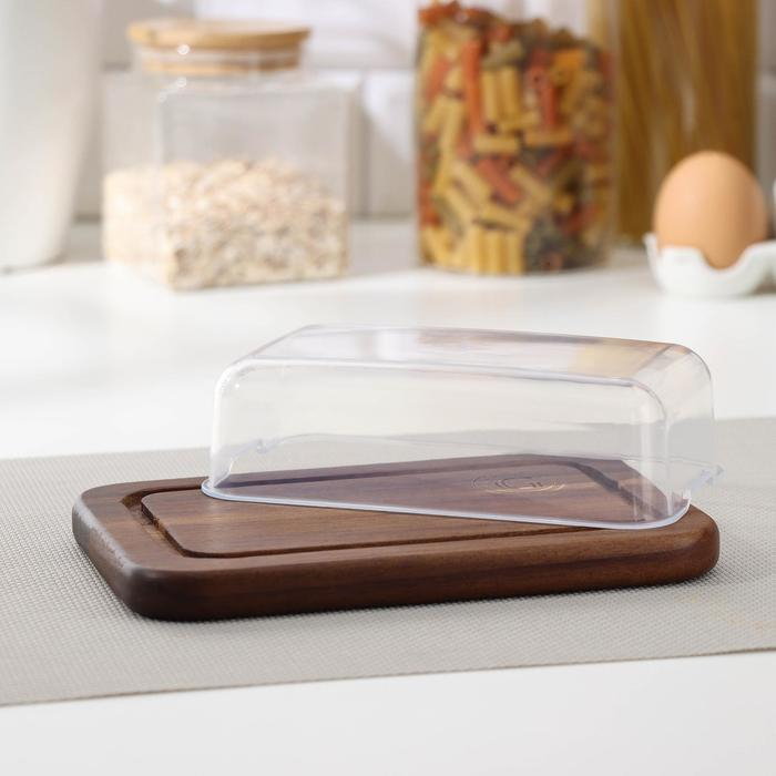 Маслёнка, 19&times;12,5&times;6 см, акация