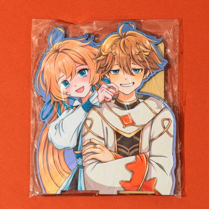 Фигурка аниме &laquo;Близнецы&raquo;, 11,4 х 14 см, дерево