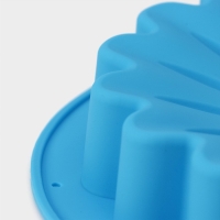 Форма для выпечки Доляна «Гербера», силикон, d=23 см (внутр. d=19 см), цвет МИКС Форма для выпечки Доляна «Гербера», силикон, d=23 см (внутр. d=19 см), цвет МИКС