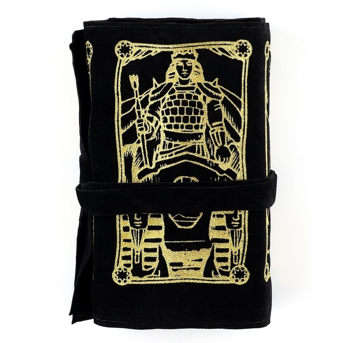 Мешочек для карт на Хэллоуин &laquo;Таро A. E. W.&raquo;, бархатный, 14х40 см