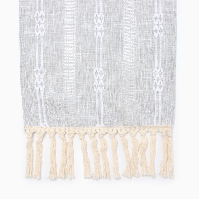 Дорожка Этель цв.серый 30*180 см, 100% п/э