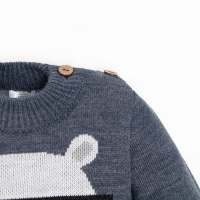 Костюм вязаный Крошка Я "Ice Baby" рост 80-86 см