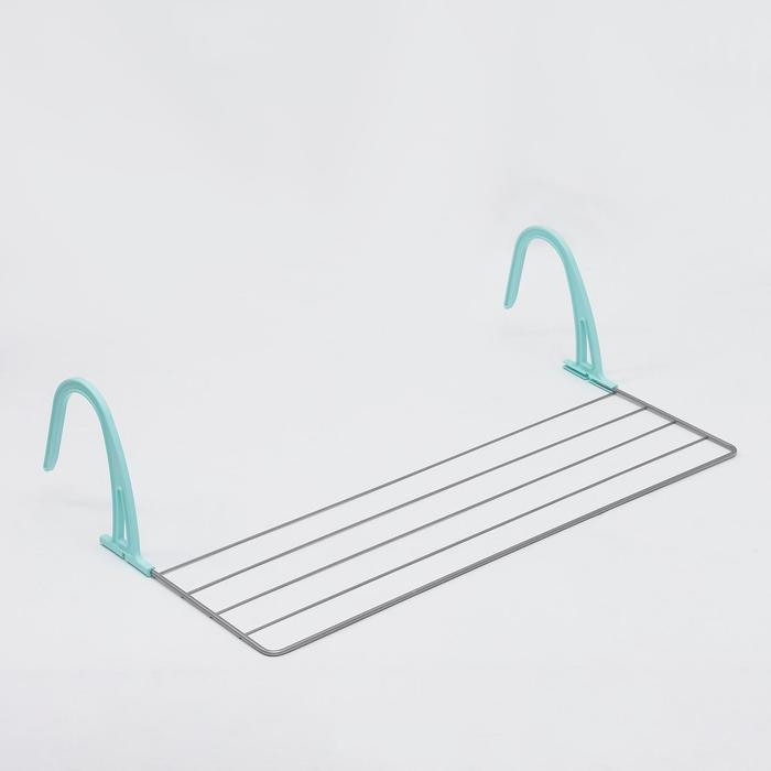 Сушилка для белья на радиатор, 65&times;23,5&times;18 см, цвет серый