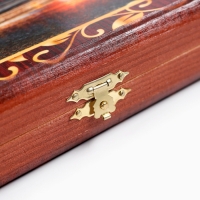 Нарды деревянные большие, настольная игра "Москва", 40 х 40 см, с шашками Нарды деревянные большие, настольная игра "Москва", 40 х 40 см, с шашками