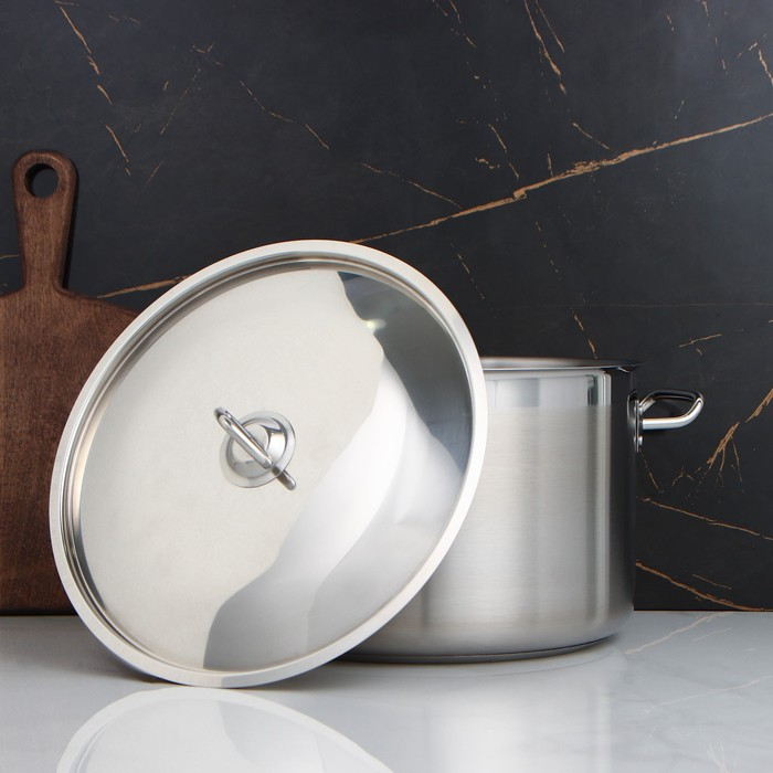 Кастрюля, 11 л, d=29.5 см, капсульное дно, индукция Кастрюля, 11 л, d=29.5 см, капсульное дно, индукция