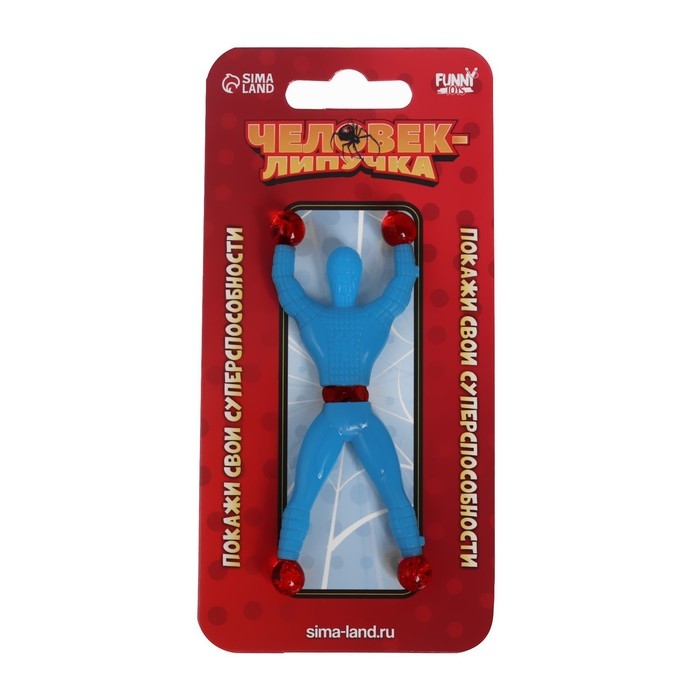 Липучка человек &laquo;Паук&raquo;, цвета МИКС