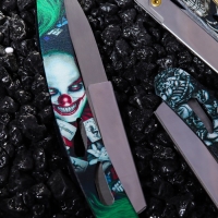 Опасная бритва Шаветт (без лезвия) из нержавеющей стали, с принтом Опасная бритва Шаветт (без лезвия) из нержавеющей стали, с принтом