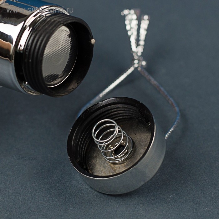 Ёлочный шар &laquo;Ягоды&raquo;, батарейки, 5 LED, свечение тёплое белое