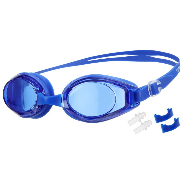 Очки для плавания ONLYTOP, беруши, набор носовых перемычек, цвета МИКС Очки для плавания ONLYTOP, беруши, набор носовых перемычек, цвета МИКС