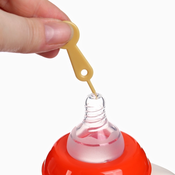 Бутылочка для кормления Крошка Я «Baby time collection», широкое горло, от 6 мес., 240 мл, цвет красный Бутылочка для кормления Крошка Я «Baby time collection», широкое горло, от 6 мес., 240 мл, цвет красный