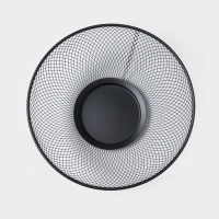 Фруктовница Доляна «Сетка», 26,5×26,5×12,8 см, чёрная Фруктовница Доляна «Сетка», 26,5×26,5×12,8 см, чёрная