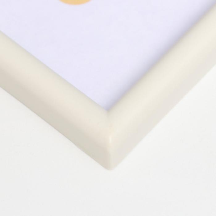 Фоторамка пластик L-4 21х30 см слоновая кость (пластиковый экран)