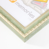 Фоторамка пластик "Кружево" 10х15 см, оливковый