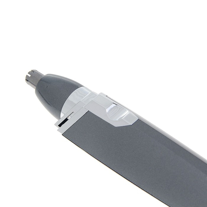 Триммер для волос Luazon LTRI-01, для носа и ушей, 1хАА (не в комплекте), серый