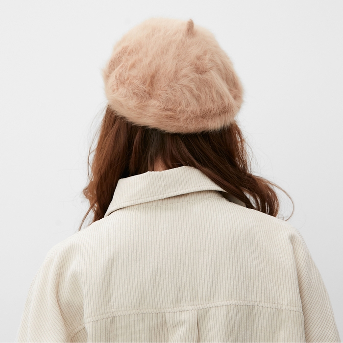 Берет женский MINAKU, цвет бежевый, р-р 54-56