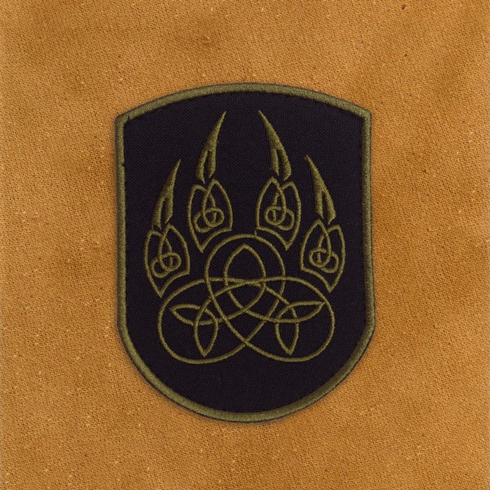 Нашивка-шеврон Нашивка-шеврон "Лапа Велеса" с липучкой, 10 х 5 см