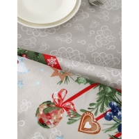 Скатерть Зимние чудеса (12с23) 145х145см, рогожка 170г/м, хл100% Скатерть Зимние чудеса (12с23) 145х145см, рогожка 170г/м, хл100%