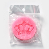 Молд &laquo;Корона&raquo;, силикон, 5,5&times;5,5 см, цвет розовый