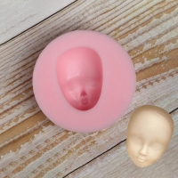 Молд силикон для полимерной глины "Детское лицо" 4,2х3 см МИКС Молд силикон для полимерной глины "Детское лицо" 4,2х3 см МИКС